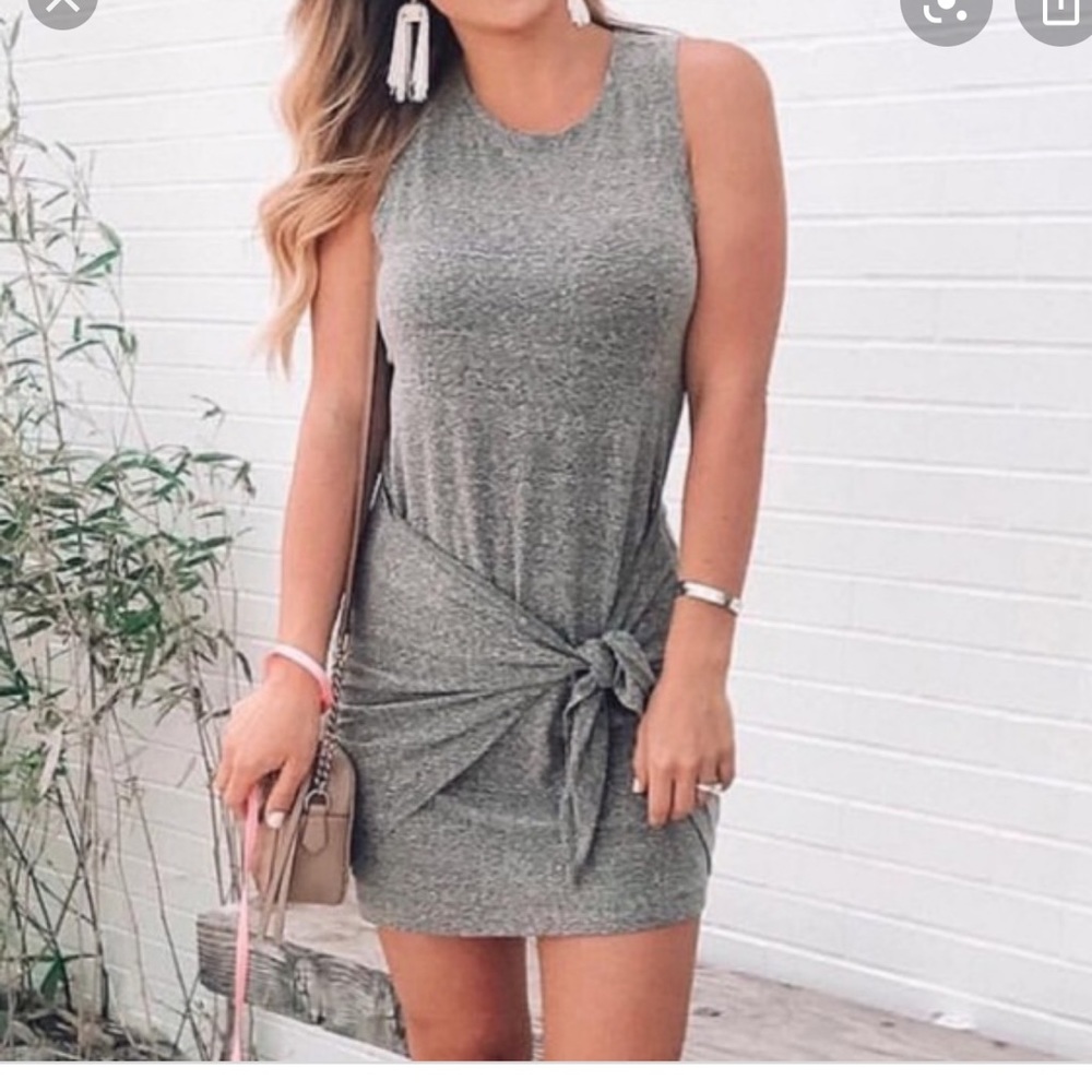 Aerie tie front dress